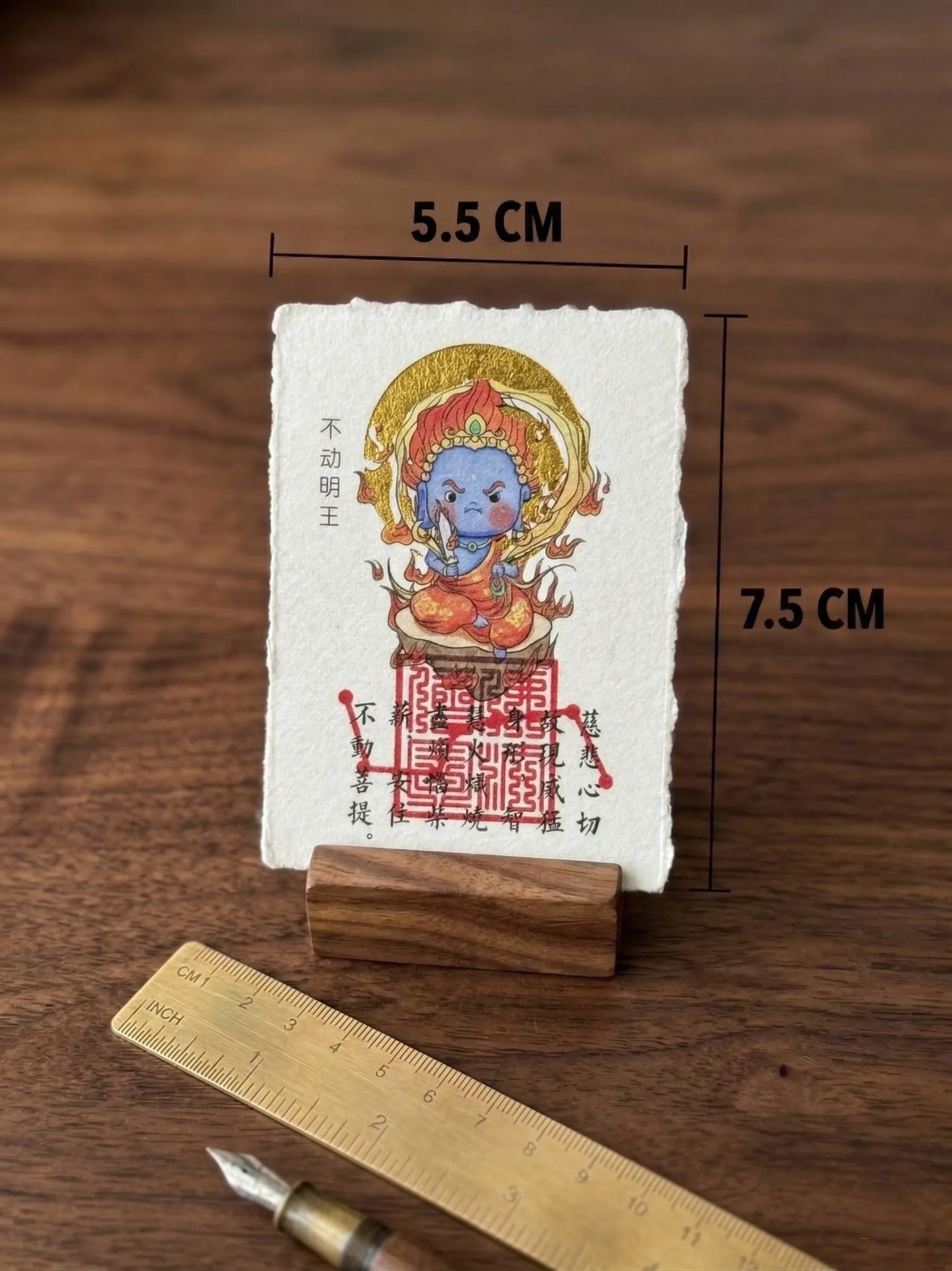 Zodiac "Guardian Buddha" Gold Foil Amulet | Lifetime Protector Card