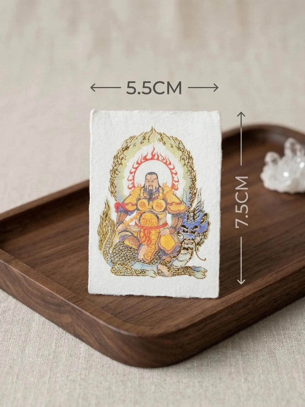 Lei Zu "God of Thunder" Amulet | Supreme Power & Breakthrough Gold Foil Card - IntoKarma